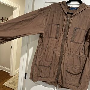 Vera Wang Women’s Brown Hooded Jacket